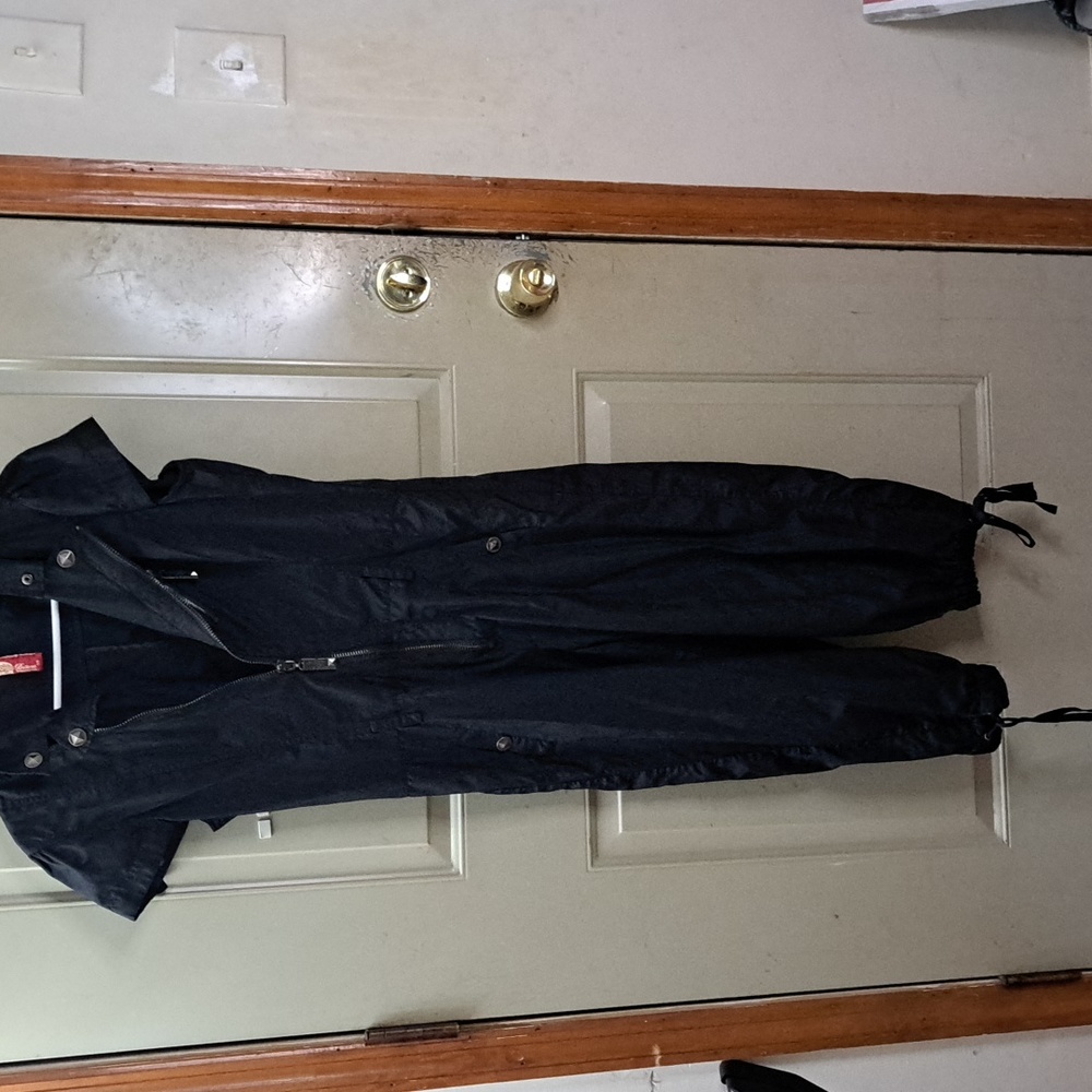 AppleBottoms Black Short Sleeve Pants Romper Y2K